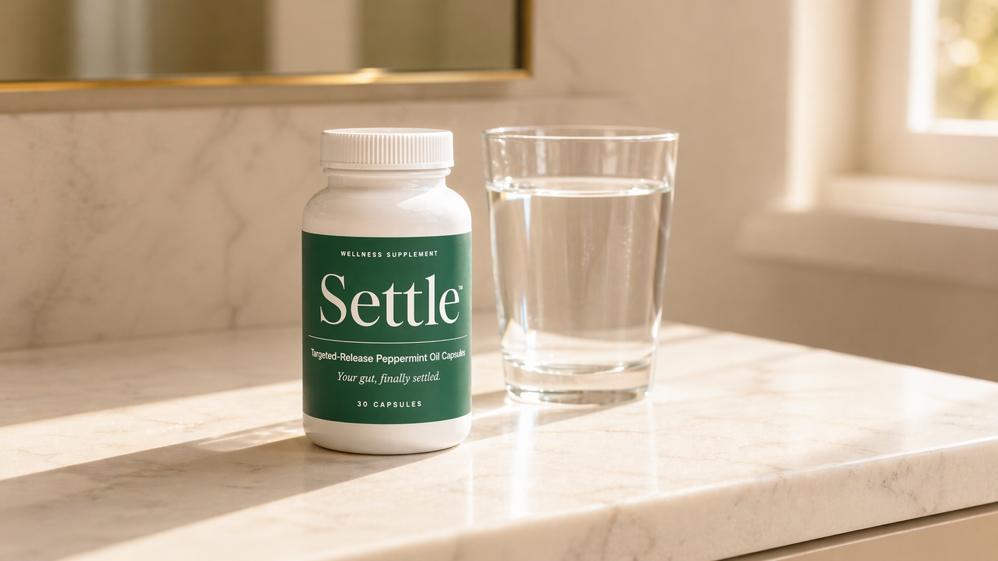 Settle™ — Targeted-Release Peppermint Oil Capsules